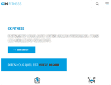 Tablet Screenshot of ck-fitness.lu